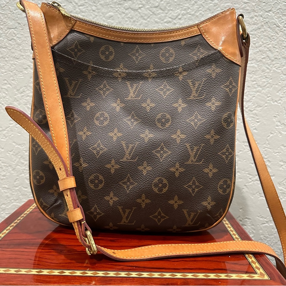 Louis Vuitton Brown Monogram Shoulder Bag - Odeon MM Monogram